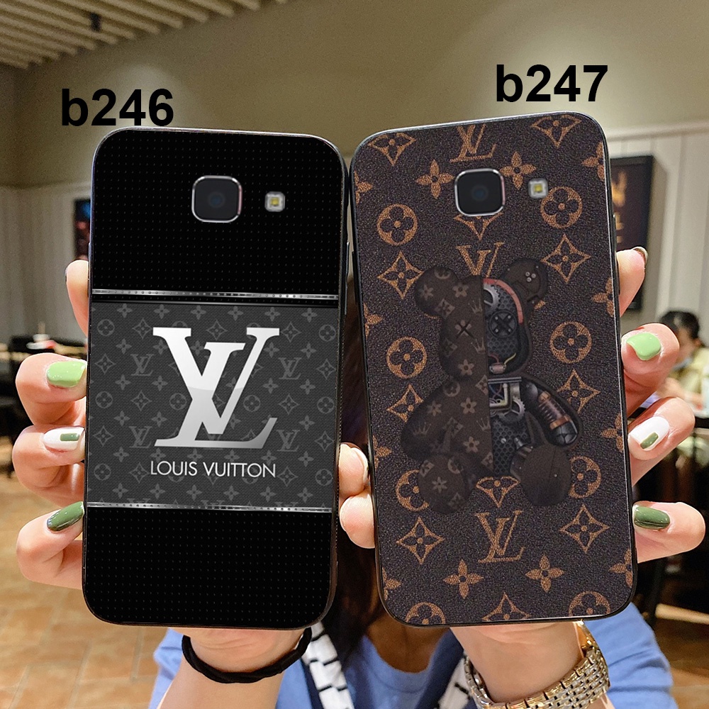 Ốp lưng điện thoại Samsung j5 prime , ss j7 prime , ss j4 plus , ss j4 core thương hiệu LV louis vuit ton in vân da