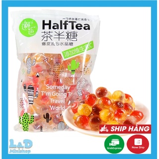 Kẹo dẻo trái cây halftea nhân tan chảy 250gr