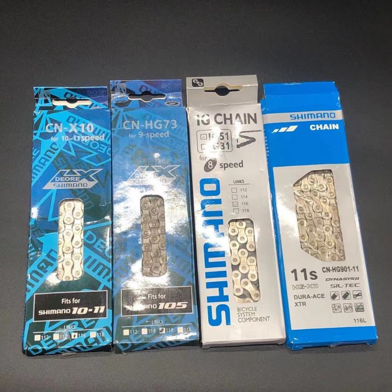 Shimano Dây Xích Xe Đạp ig51 hg73 cn-x10 hg40 6 / 7 / 8 / 9 / 10 / 11 Tốc Độ