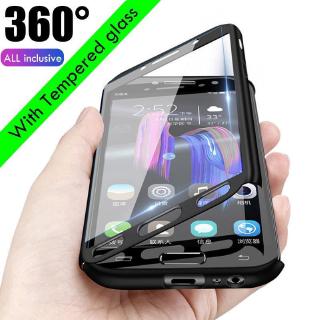 Ốp điện thoại nắp lật kính cường lực bảo vệ cho Samsung Galaxy J7 prime Samsung J2 prime J5 prime J7 pro