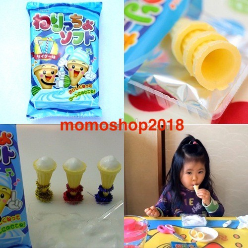 Popin Cookin Bộ làm kem mini, kem ốc quế vị Dâu / Soda Nhật Bản - Đồ chơi nấu ăn, đồ chơi giáo dục Nhật Bản