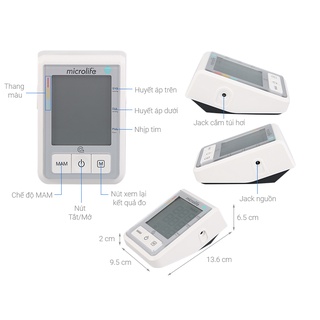 MÁY ĐO HUYẾT ÁP MICROLIFE B3 BASIC