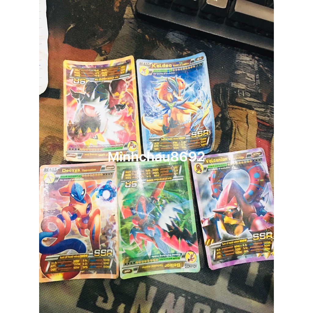 THẺ BÀI HÌNH pokemon (36 BỘ)