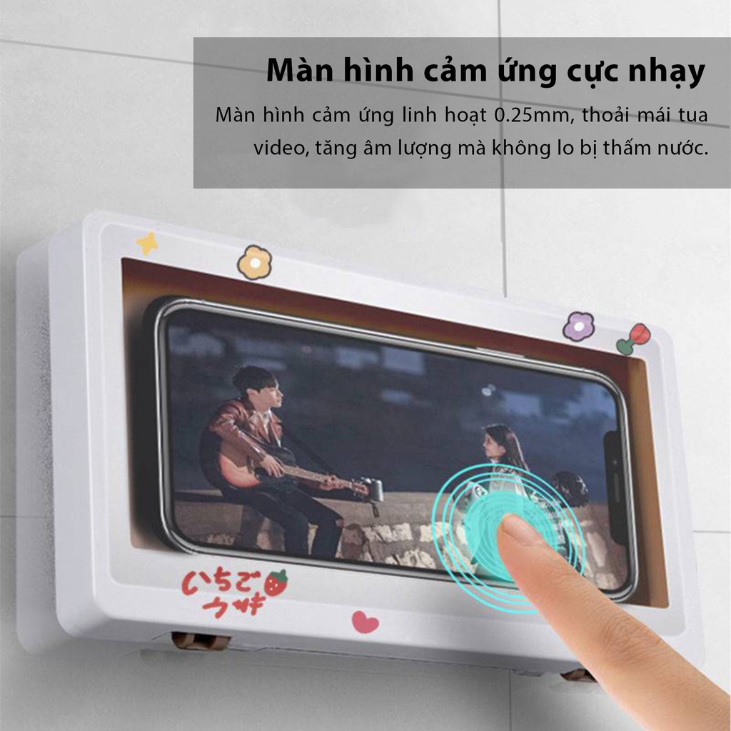 [HÀNG CÓ SẴN] Combo Hộp Chống Nước Bảo Vệ Điện Thoại Và Loa Bluetooth Mini Chống Nước Nhà Tắm, Bếp Ăn - Otis Shop