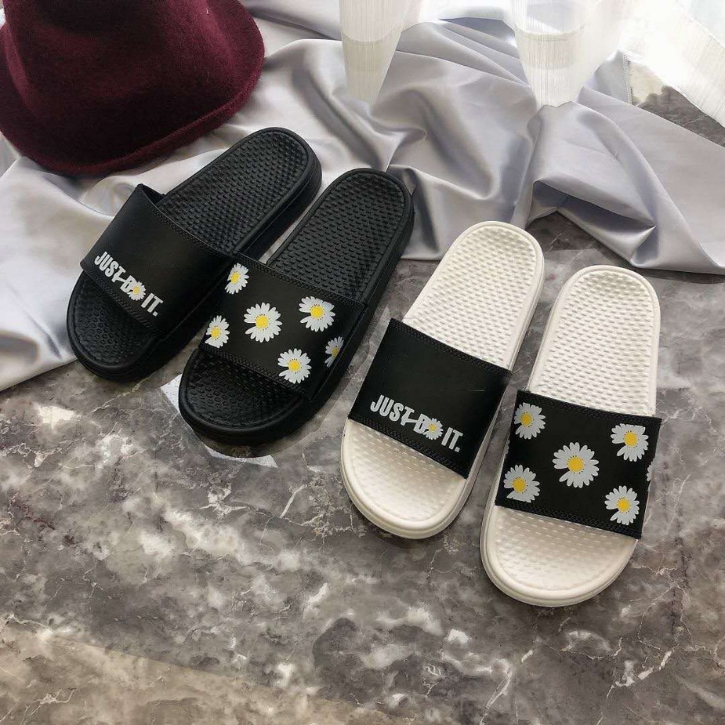 Dép hoa cúc cao su non ulzzang 2G02