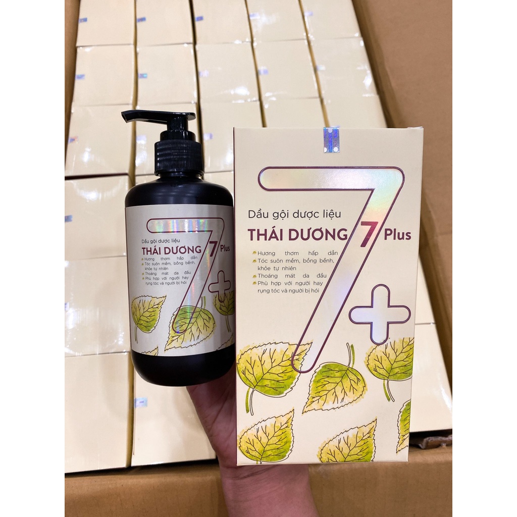 Dầu Gội Dược Liệu Thái Dương 7 Plus Giảm Gàu Ngăn Gãy Rụng 250ml