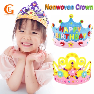 Gói vật liệu làm vương miện công chúa bằng vải không dệt dễ thương cho bé
