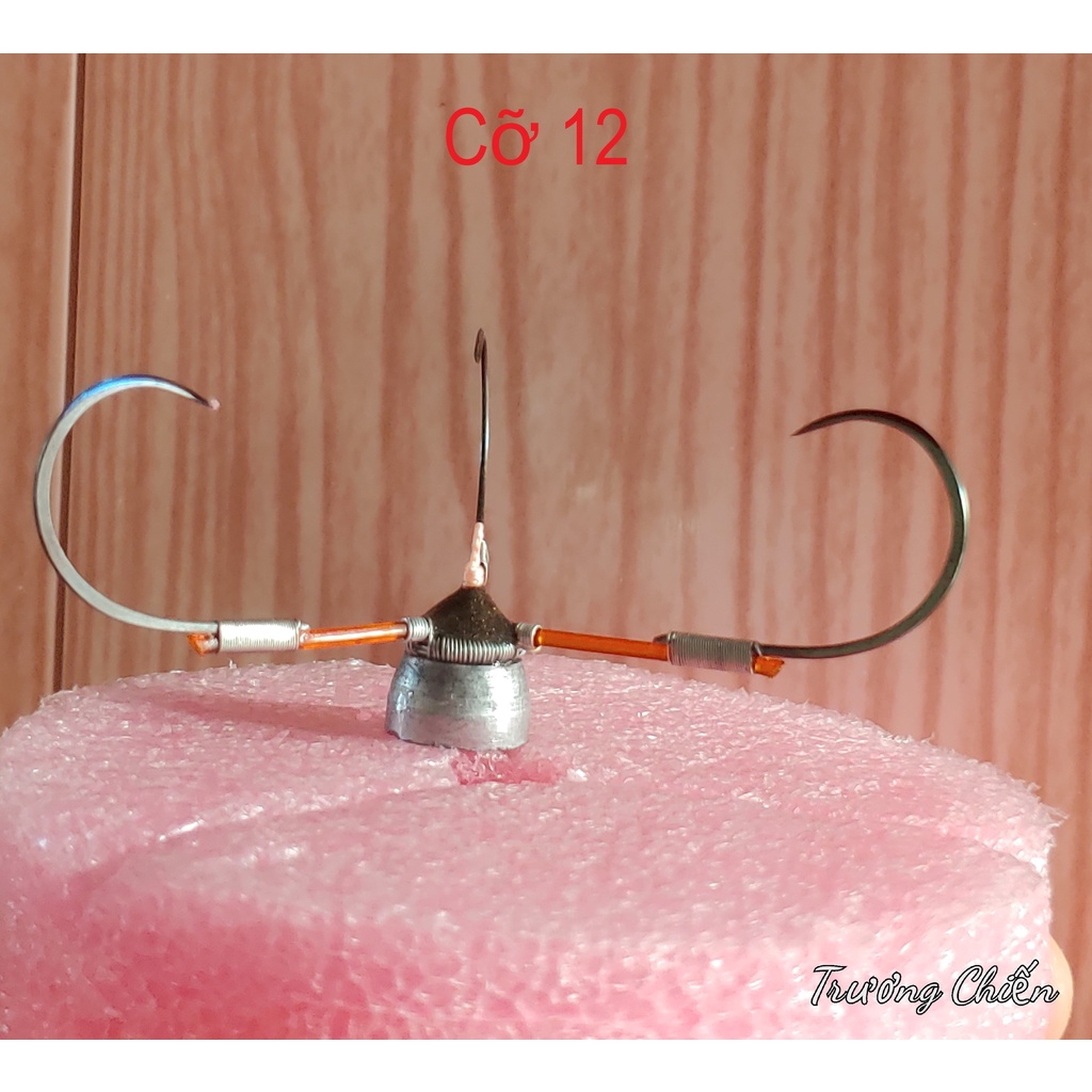 Bộ lưỡi câu Tròn - Tam, chì Đáy, cỡ lưỡi 12 - 14