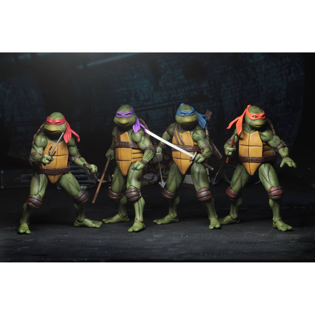 Mô hình NECA Ninja Rùa TMNT 2018 SDCC Limited Edition Teenage Mutant Ninja Turtles 1990 18cm