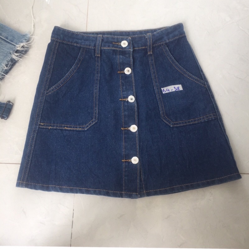 Chân váy jeans 2hand