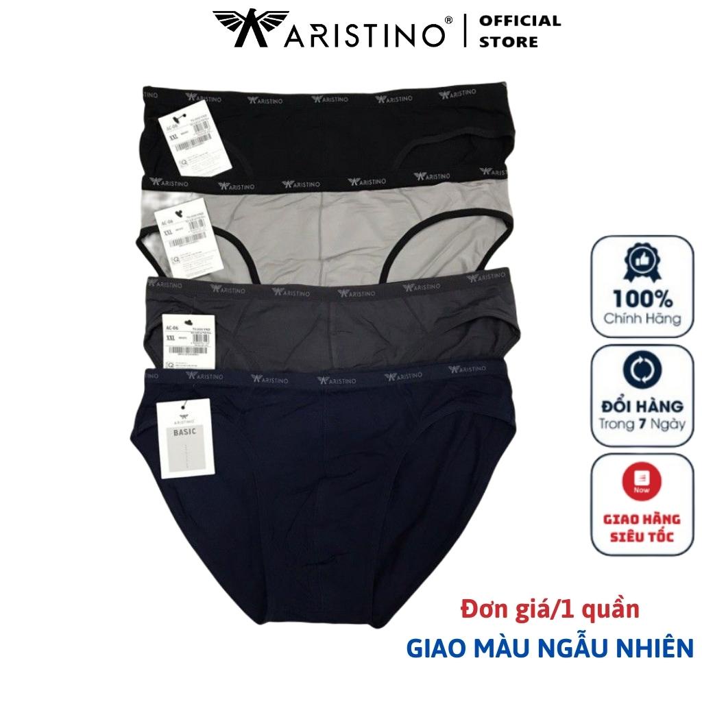 Quần lót sịp nam tam giác ARISTINO AC06 quần xì sì dáng briefs chất liệu sợi tre cotton co giãn kháng khuẩn onoff relax