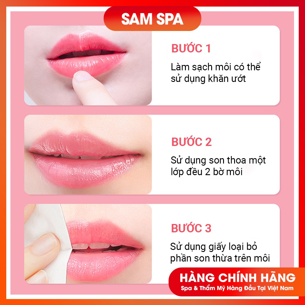 Son Dưỡng Môi Tự Nhiên Bioaqua Dưỡng Ẩm Chống Nứt Nẻ Môi 5 Màu Chính Hãng