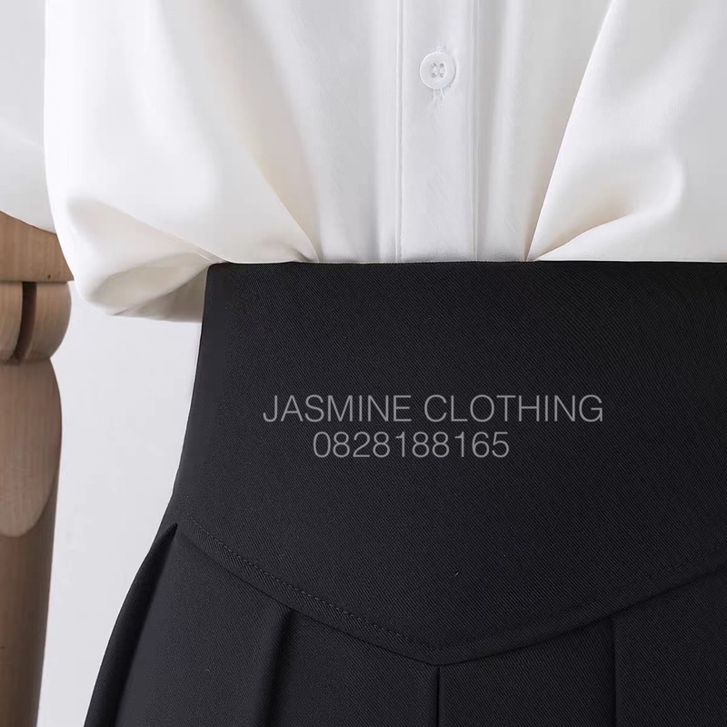 Chân váy xòe lưng cao chất chéo hàn siêu hack eo hàng Quảng Châu Cao Cấp