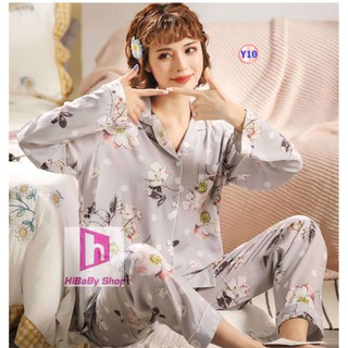 Pijama Lanh Lụa (dài tay) Y10