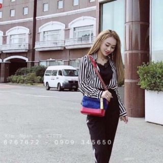 ÁO SƠ MI SỌC PHỐI REN ( ẢNH THẬT)