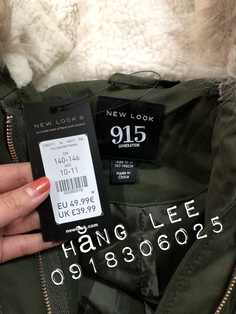 ÁO KHOÁC PARKA NEWLOOK AUTH TUỒN | BigBuy360 - bigbuy360.vn