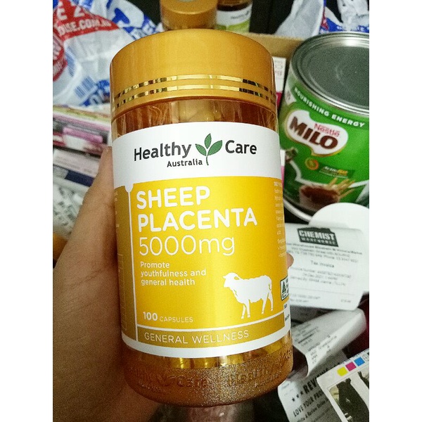 Nhau Thai Cừu Sheep Placenta 5000mg 100 Viên Úc