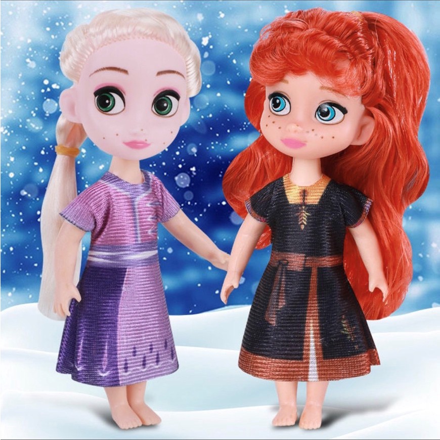 [Hàng mới về] Combo 6 Búp bê Frozen 2 Elsa và Anna cho bé