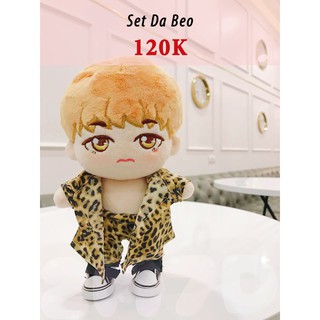 Set Đồ Da Beo (Không kèm Doll ) BTS - Outfit Doll 20cm