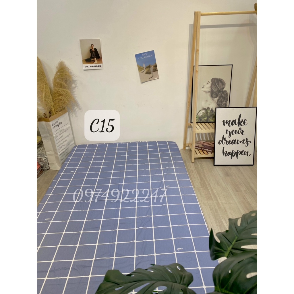 Ga Giường ( lẻ ) cotton THẮNG LỢI 100%. Vải có in logo Thắng Lợi Không Xù Lông, Không Phai Màu. Vệ sinh đơn giản tại nhà