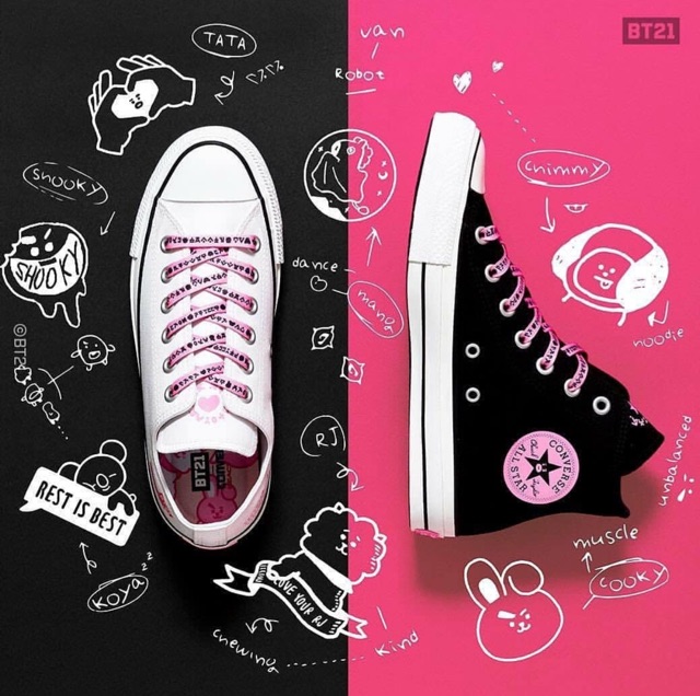 [CHÍNH HÃNG] Giày Converse BT21 ver 2 new