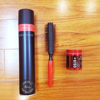 COMBO SÁP VUỐT TÓC OSIS + GÔM XỊT TÓC LUXURIOUS + LƯỢC