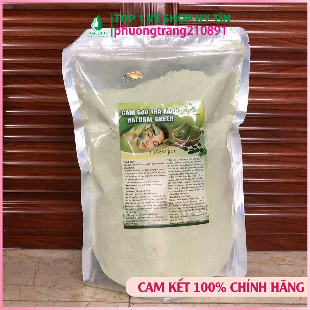 500GR Bột cám gạo trà xanh,ủ trắng trà xanh,rửa mặt và tắm trắng body chính hãng mỹ phẩm thiên nhiên | BigBuy360 - bigbuy360.vn