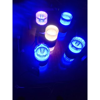 Đèn Tường Pha Lê 2 Đầu Đổi Màu