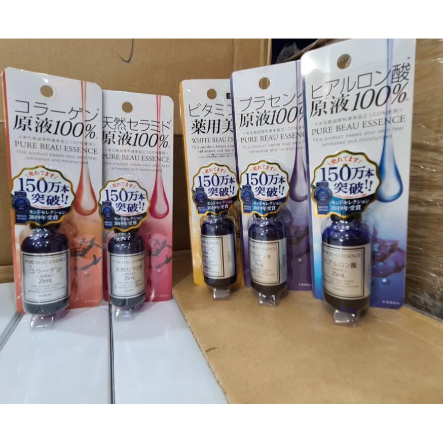 Tinh Chất Dưỡng Trắng Da Vitamin C, Nhau Thai Pure Beau Essence 25ml | BigBuy360 - bigbuy360.vn