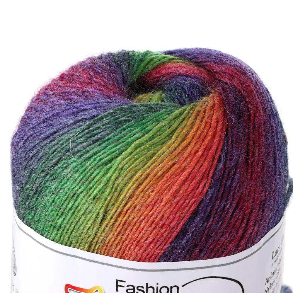 Cuộn Len Đan Sợi Màu Gradient Sáng Tạo