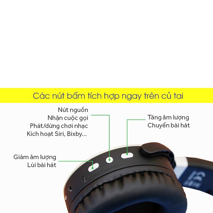 Tai nghe bluetooth chụp tai KANEN K6 nghe hay, chất âm tốt 2 màu đen và xám