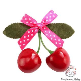 Kẹp Tóc Hình Quả Cherry Dễ Thương Cho Bé Gái