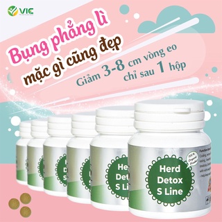 [ Chính Hãng ] Giảm Mỡ Bụng Herd Detox SLine