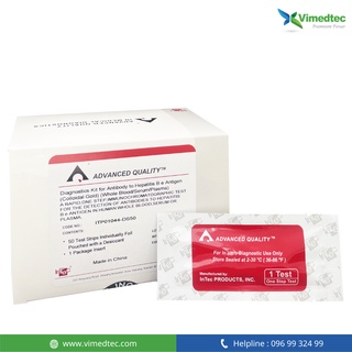 Hộp test nhanh phát hiện HBeAb - Diagnosis Kit for Antibody to Hepatitis B e Antigen