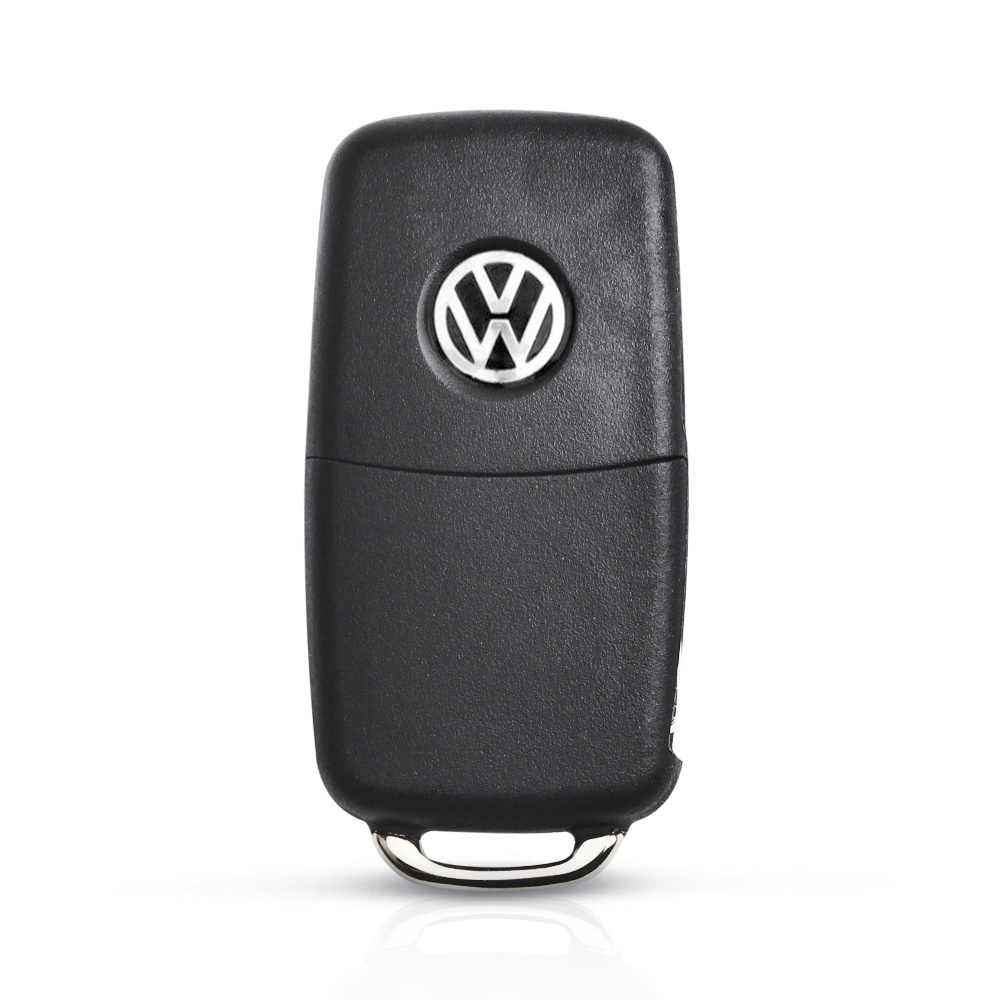 Thích hợp cho volkswagen tiguan golf speedy polo mk6 undrawn boundaries blade fob thương hiệu mới 3 nút lật điều khiển từ xa hộp đựng chìa khóa gấp