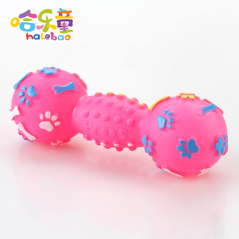 Bóng quả tạ lục lạc Giúp làm sạch răng, chắc răng và rèn luyện cơ hàm cho chó mèo