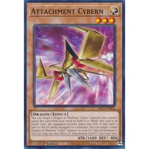 Thẻ bài Yugioh - TCG - Attachment Cybern / SDCS-EN001'