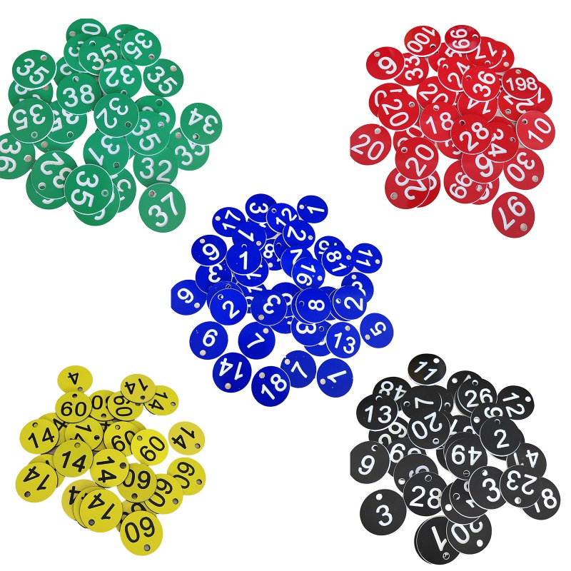 Set 100 Thẻ ID Bằng Nhựa Chuyên Dụng Cho Móc Khóa