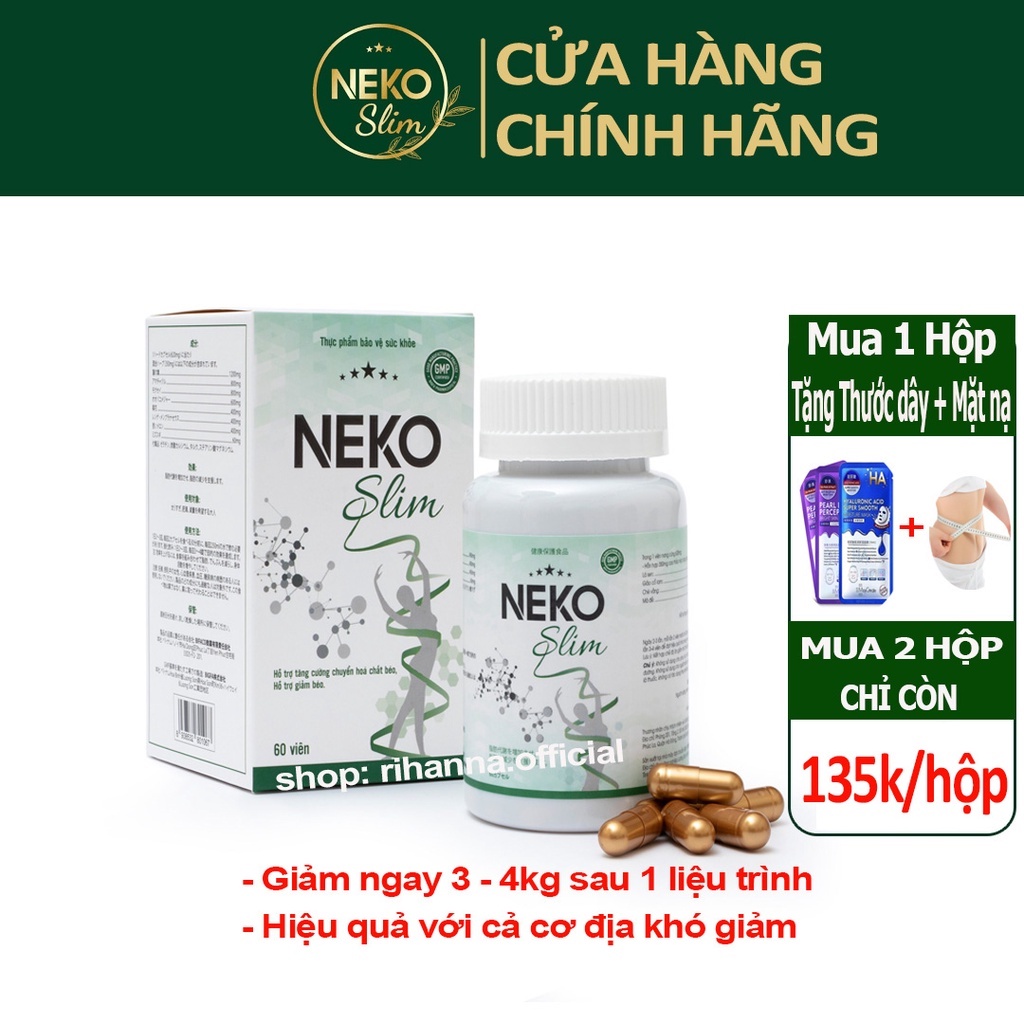 Thảo mộc Giảm cân Neko Slim hỗ trợ giảm cân nhanh cấp tốc giảm béo an toàn