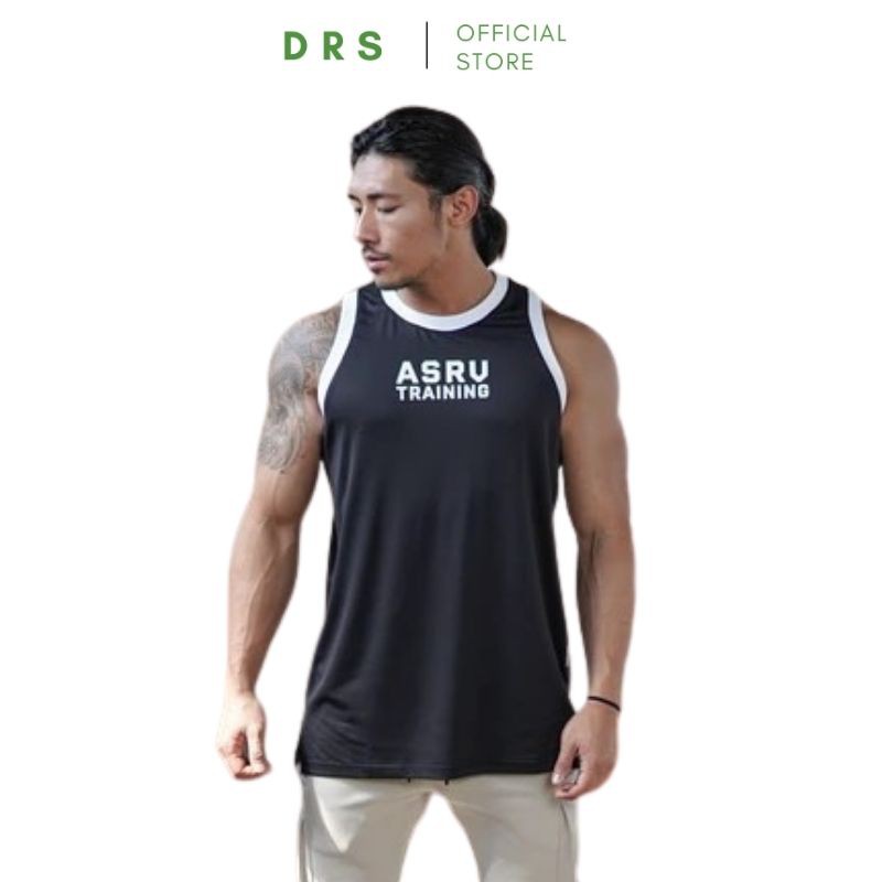 ÁO TẬP GYM NAM BA LỖ DRS, ÁO TANKTOP THỂ THAO NAM CÁ TÍNH GA37