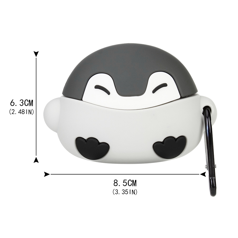 Vỏ Bảo Vệ Hộp Đựng Tai Nghe Airpods Pro3 Hình Chim Cánh Cụt Đáng Yêu