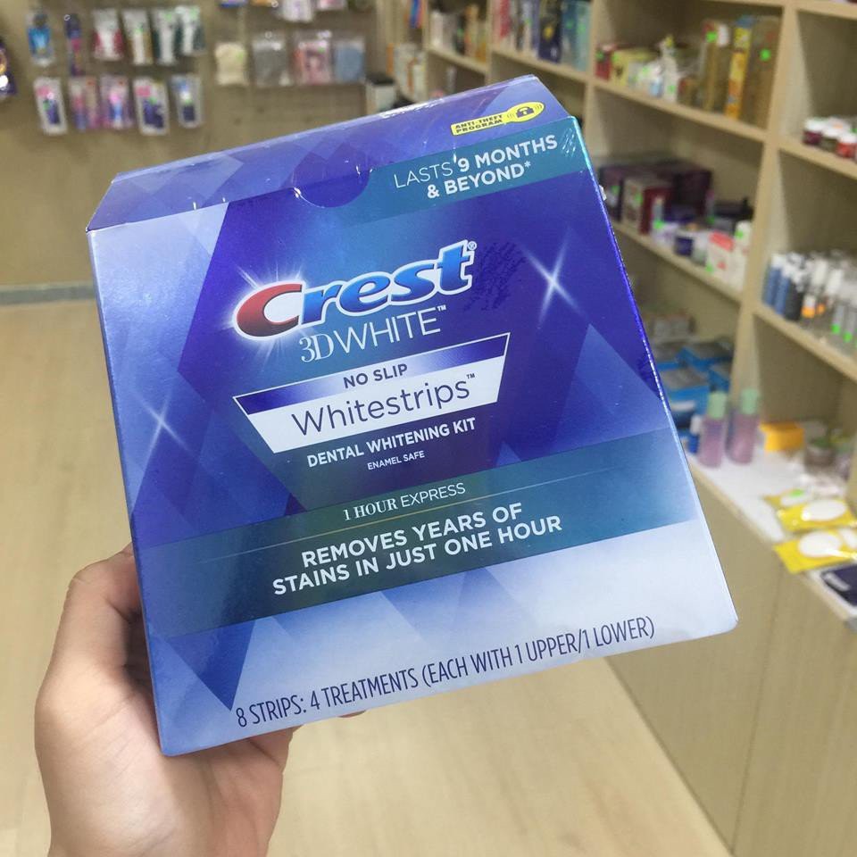 [CHÍNH HÃNG USA] MIẾNG DÁN TRẮNG RĂNG CREST 3D WHITE WHITESTRIPS