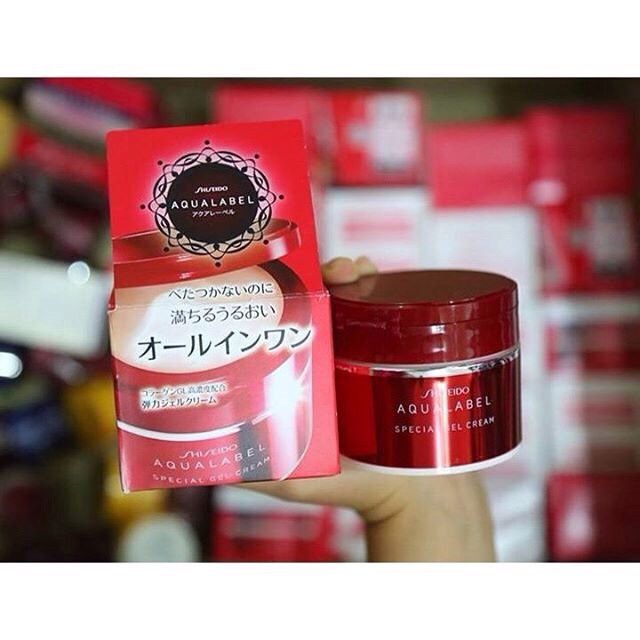 Kem đỏ dưỡng Shiseido Aqualabel 5 trong 1