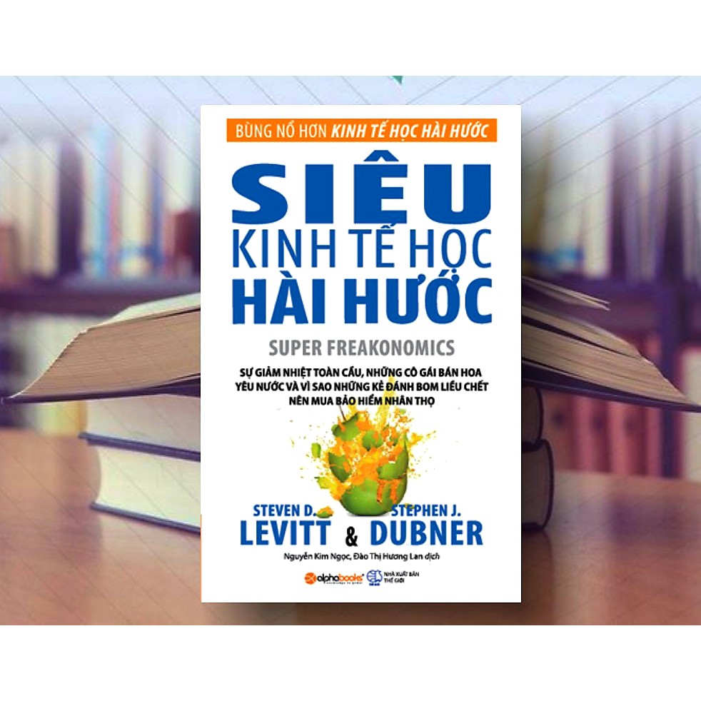 Sách - Siêu kinh tế học hài hước Tặng Bookmark