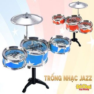 Đồ chơi trẻ em bộ Trống nhạc Jazz Drum – Bộ 3 Trống trẻ em (Hình thật, hàng có sẵn) Đồchơitrẻem