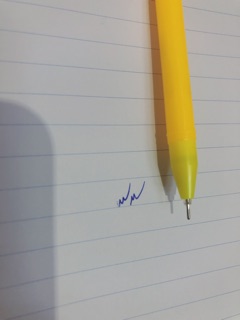 Viết bic kim hình quạt