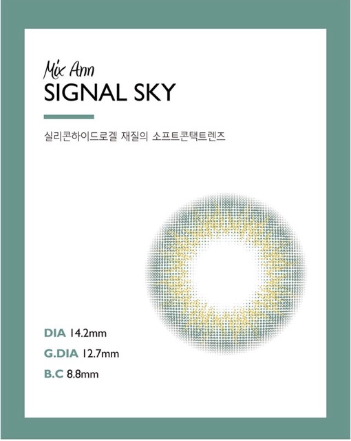 Áp tròng Mixann Signal Sky 14.0mm - Kính Áp Tròng FAIRY SHOP CONTACT LENS