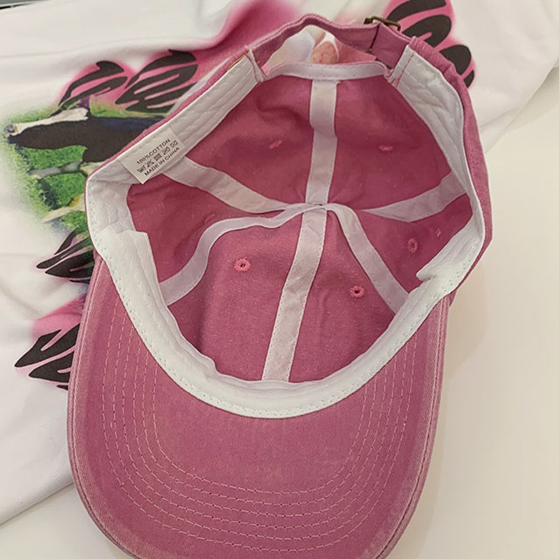 Mũ Lưỡi Trai Thêu Họa Tiết Dễ Thương Phong Cách Hàn Quốc Cho Nữ