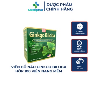 Viên bổ não Ginkgo Biloba 240mg Extra Cải thiện chức năng của não - Hộp 100 viên