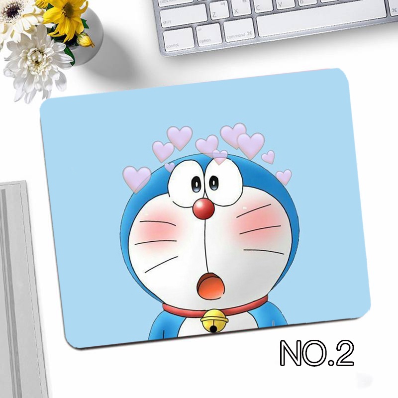 Miếng Lót Chuột Và Bàn Phím Chống Trượt In Hình Doraemon